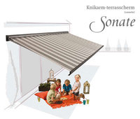 Knikarm terrasscherm Sonate Knikarm terrasscherm Sonate