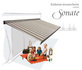 Knikarm terrasscherm Sonate_