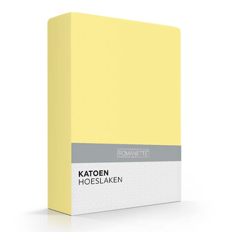 Romanette hoeslaken 140 x 200 wit, 25 cm hoog rondom elastiek