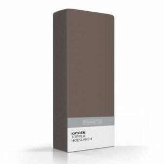 Romanette topper hoeslaken 200 x 220 cm