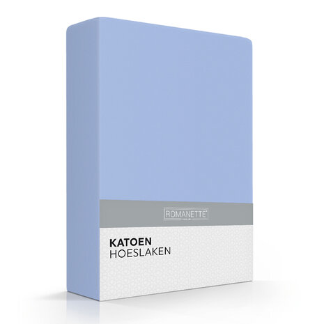 Romanette hoeslaken 140 x 200 wit, 25 cm hoog rondom elastiek