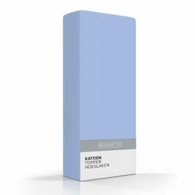 Romanette topper hoeslaken 80 x 200 cm