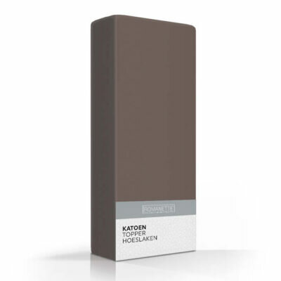 Romanette topper hoeslaken 200 x 200 cm